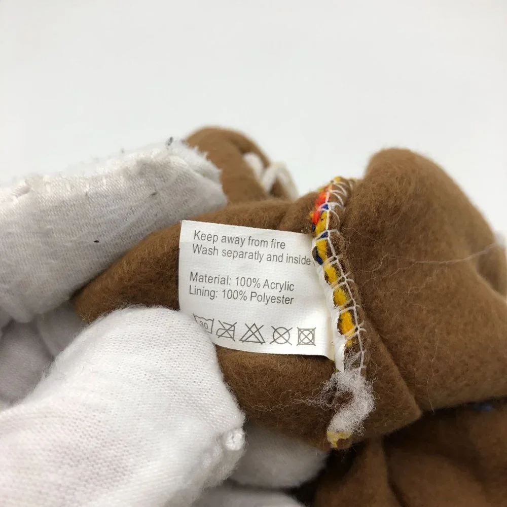 Cecemel Chocomel Kids L (10-12) Yellow Ear‎ Flap Fair Isle Winter Hats 2 Pc Lot